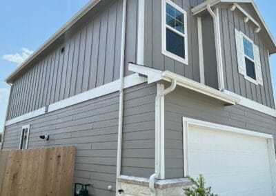 White gutters installed by A.C. Houston Seamless Gutters is a local Houston business with over 15 years of experience providing excellent gutter services for homes and businesses. They’re dedicated to quality work and customer satisfaction.